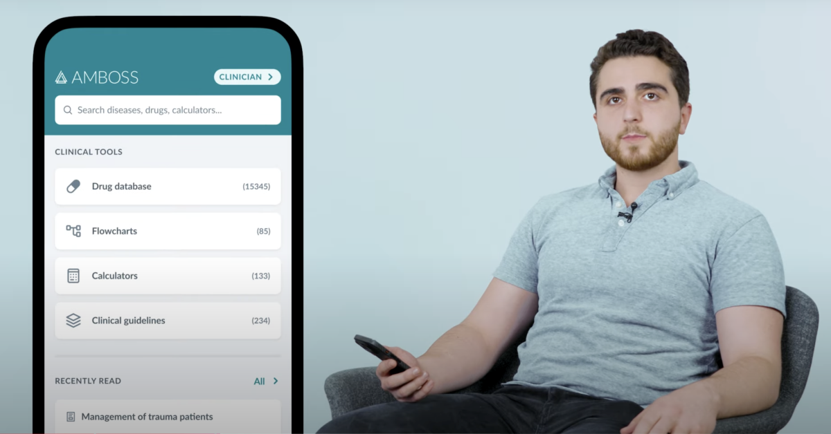 Dermatology resident Yusuf shows you how to use the AMBOSS app to honor your rotations.